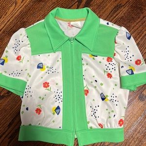 Vintage Collared Zip-Up